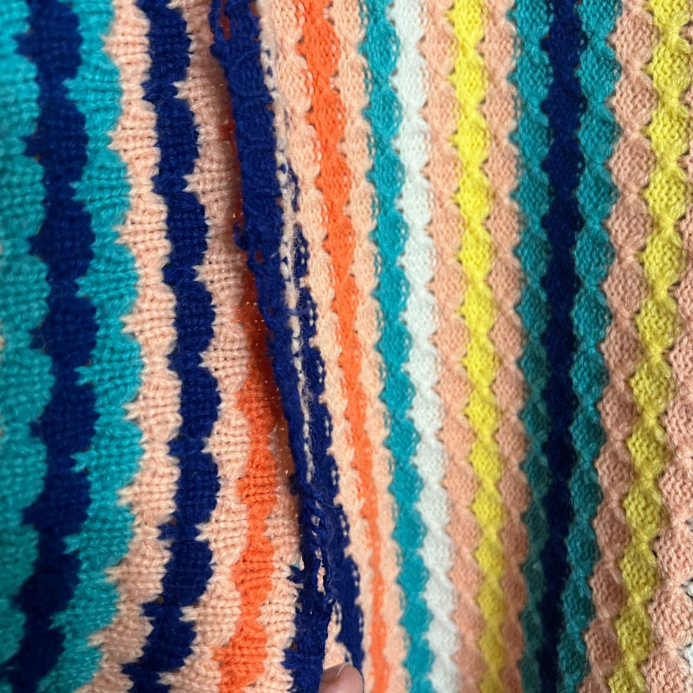 Vibrant Multicolor Women's Cardigan - Picture 6 of 7